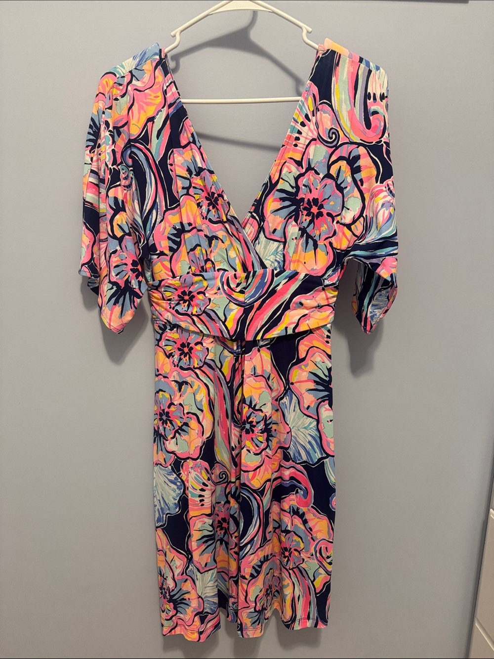 Lilly Pulitzer Parigi Dress Nauti Navy Boho Bateau XS